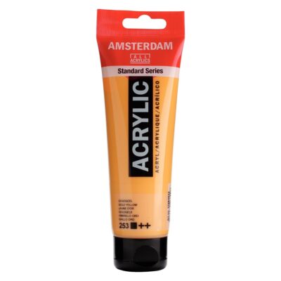 AMSTERDAM Standard Series acrylverf tube 120 ml Goudgeel 253